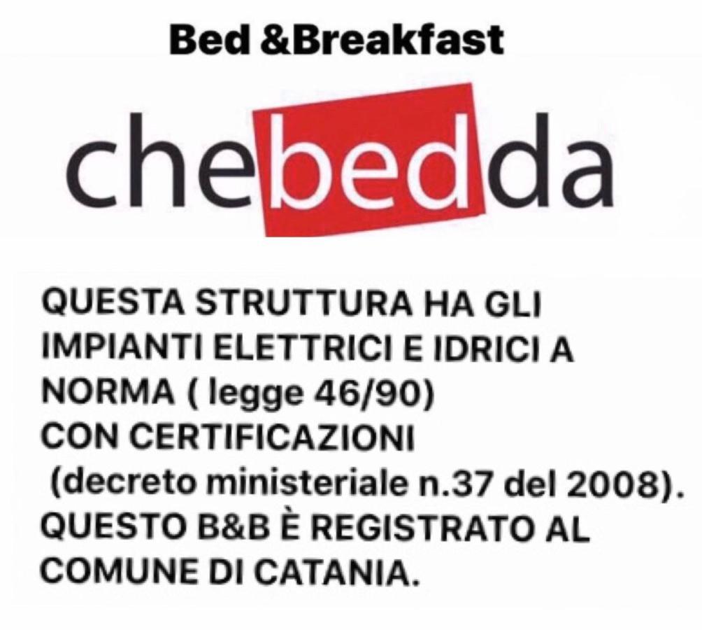 Chebedda B&B Katania Zewnętrze zdjęcie